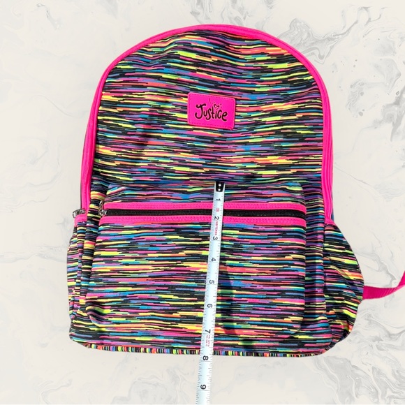 Justice Backpack Trippy Rainbow - Picture 5 of 16